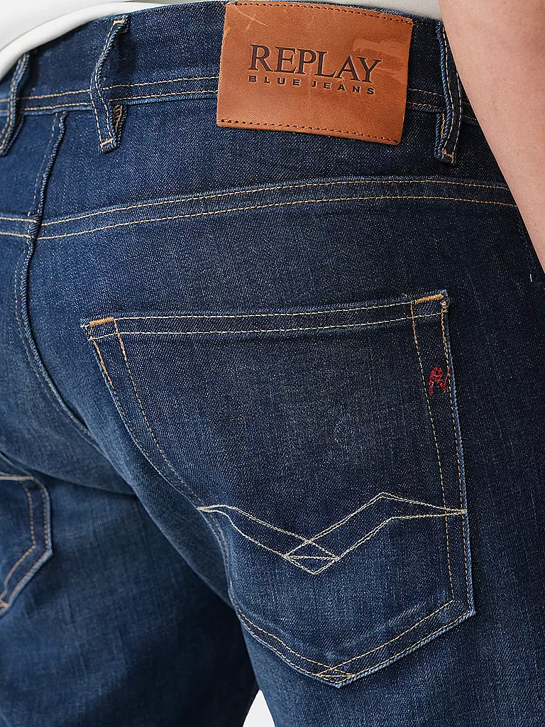 REPLAY Jeans Straight Fit GROVER blau