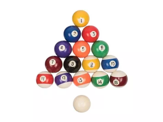 Lot de 16 Billes Billard 