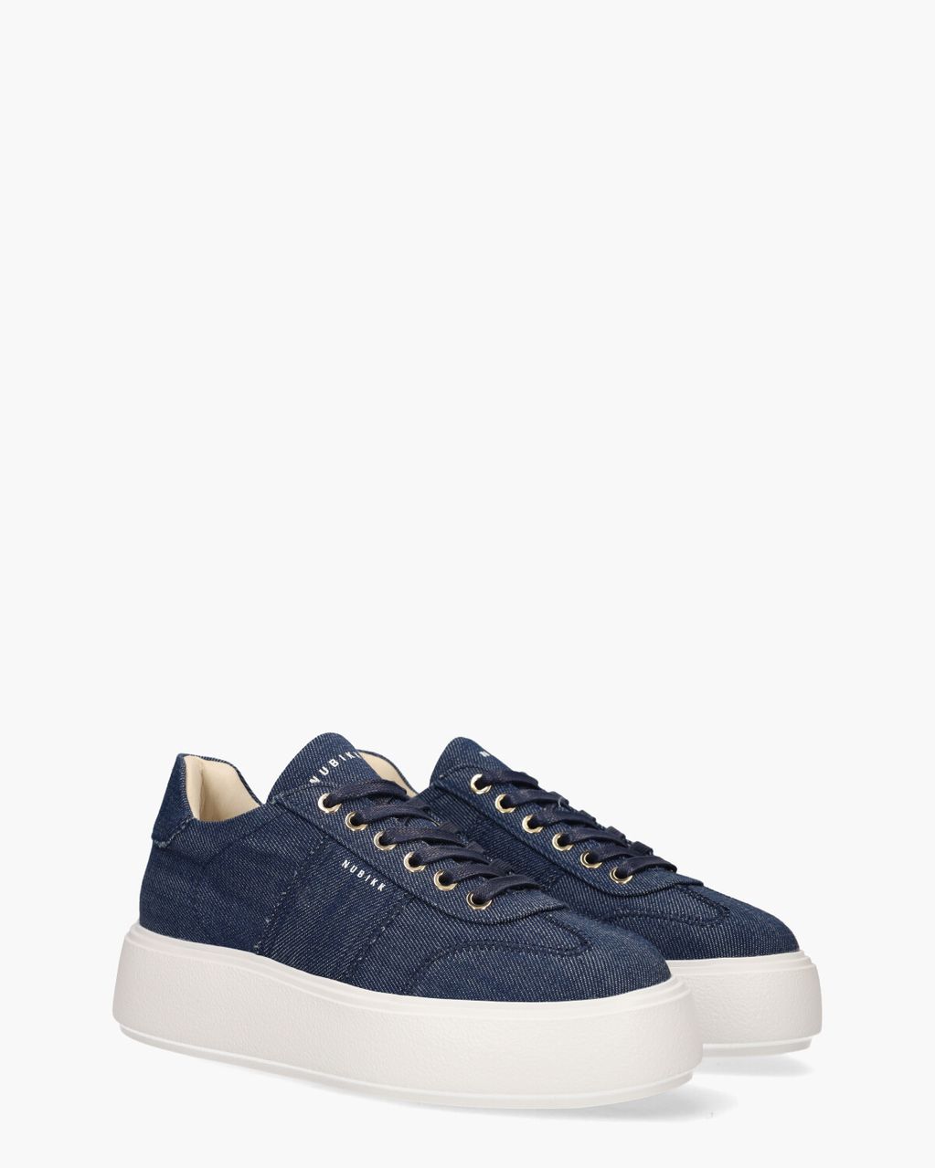 Nubikk Elise Wing Jeansblauw Damessneakers