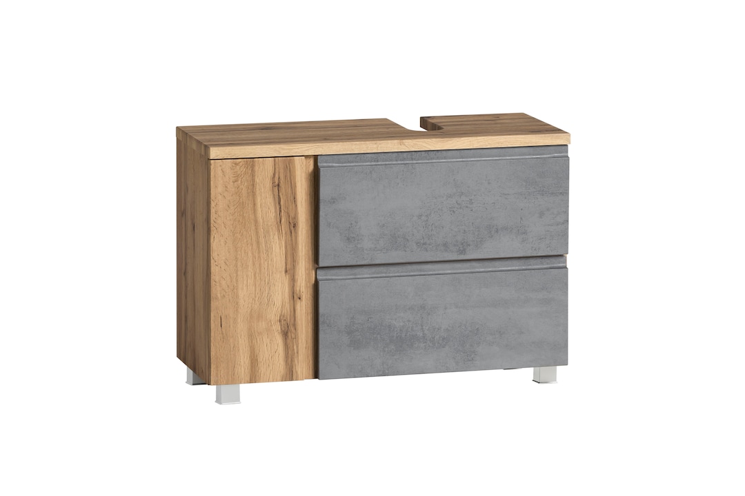Bad-Waschbeckenunterschrank GENT hellgrau 85cm