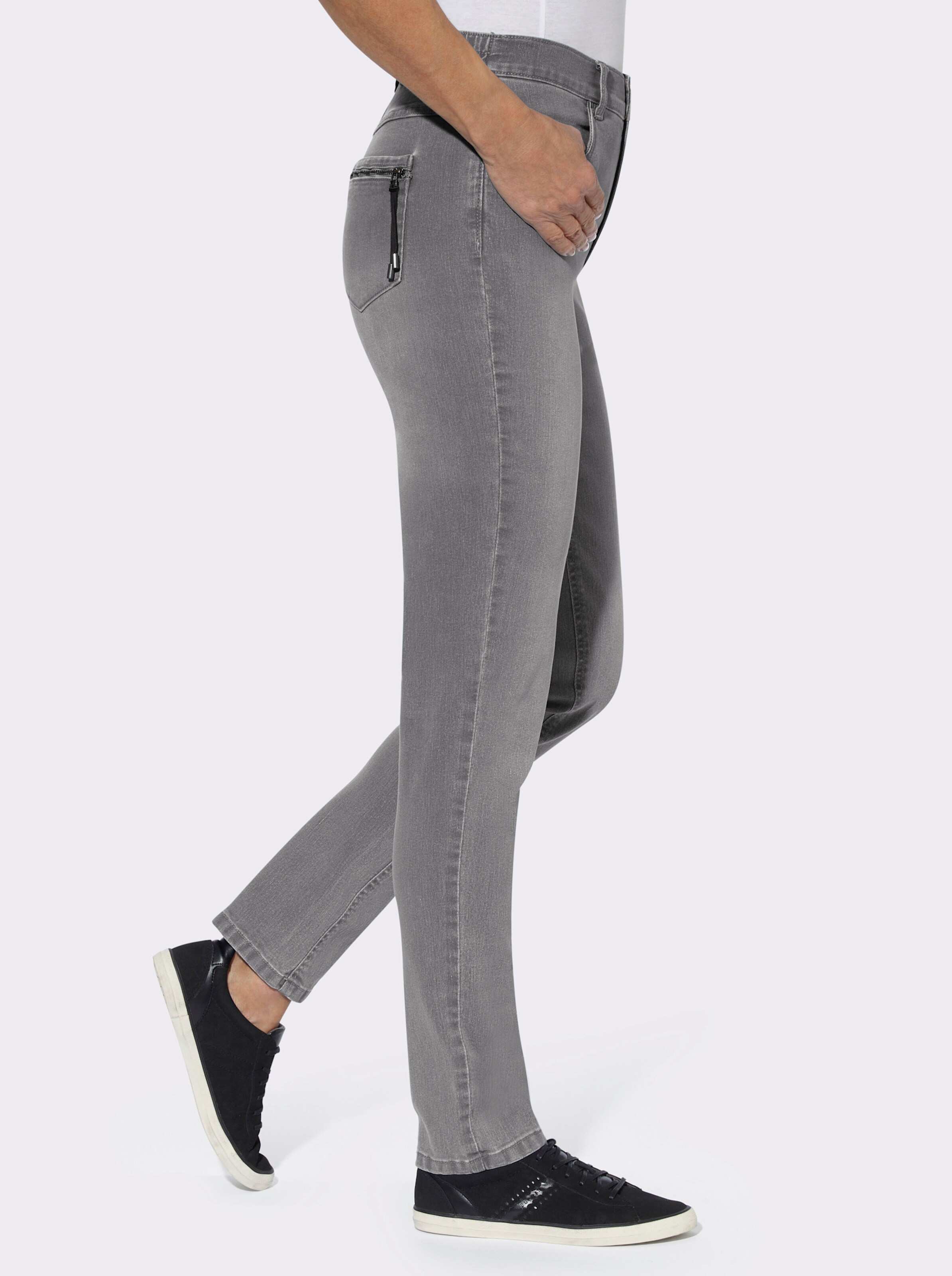 Jeans mit dezenter Waschung