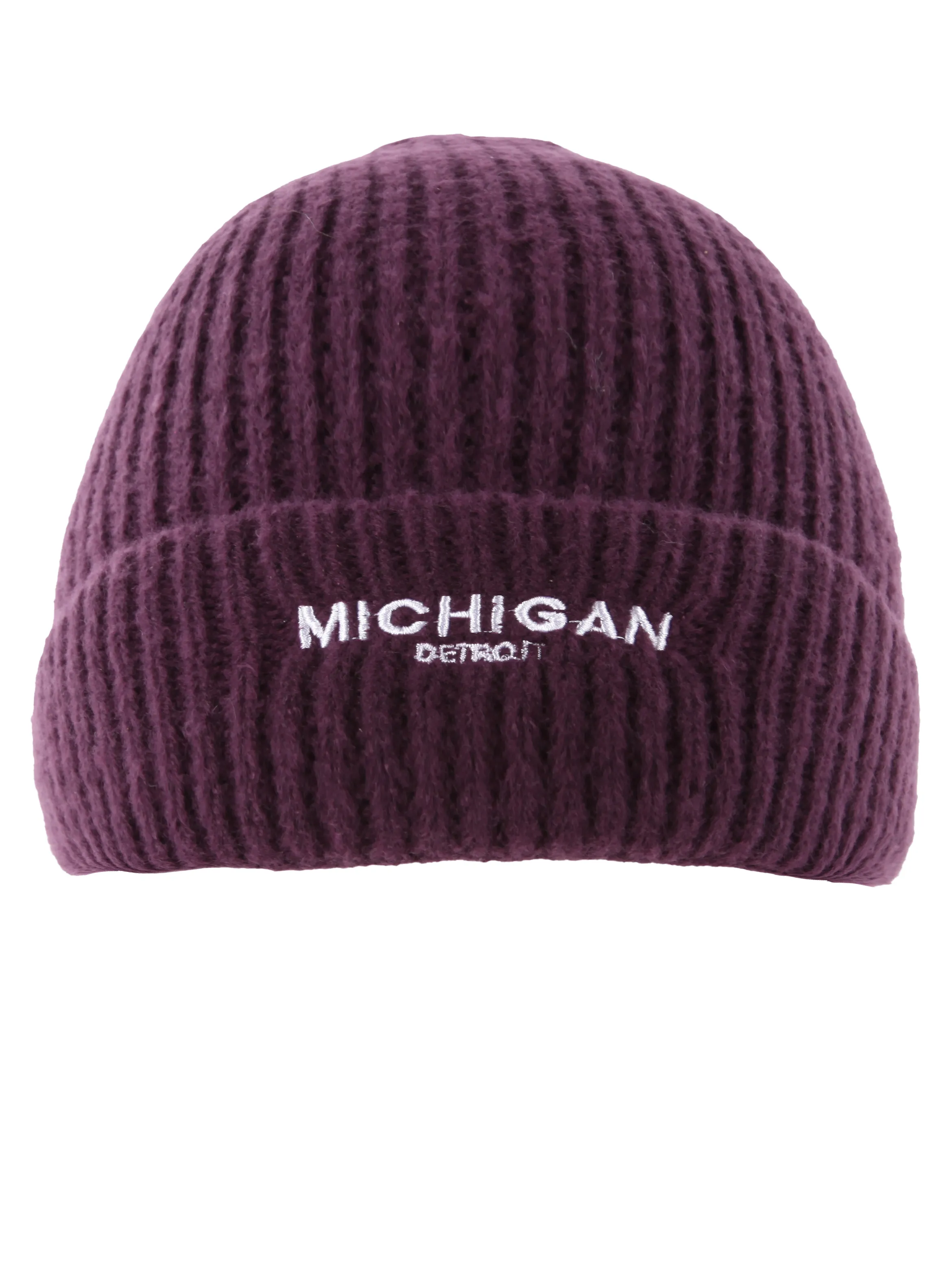 Damen Beanie in Rippoptik