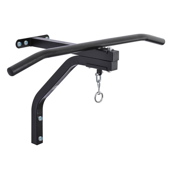 2-1 Design Boksesekkholder Veggmontert Boksesekk Sandsekkholder Opptil 130 Kg Lastekapasitet Hengende Stativ Stål Svart 93 X 47 X 51 Cm