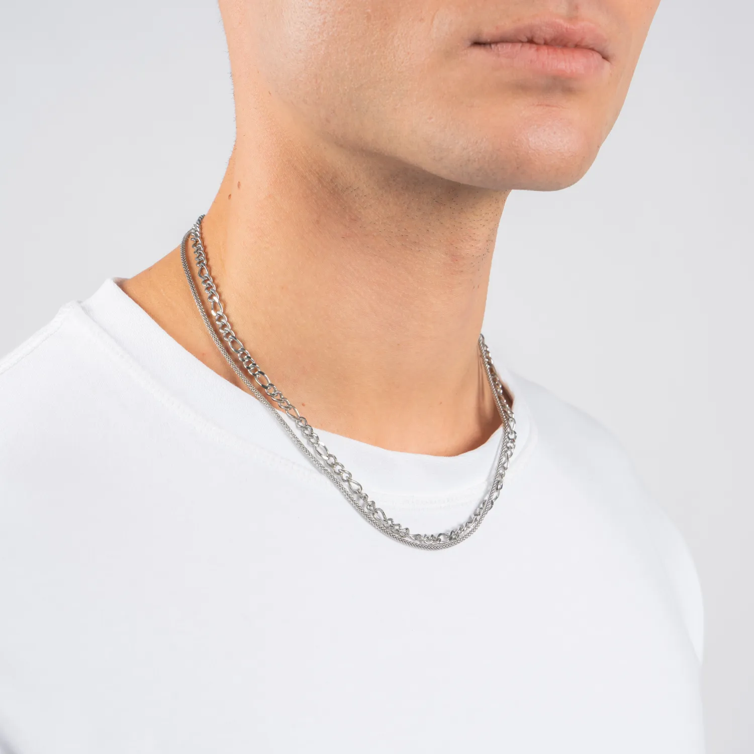 Tom Morris Mini Box Chain Halskæde Rustfrit Stål TM00026