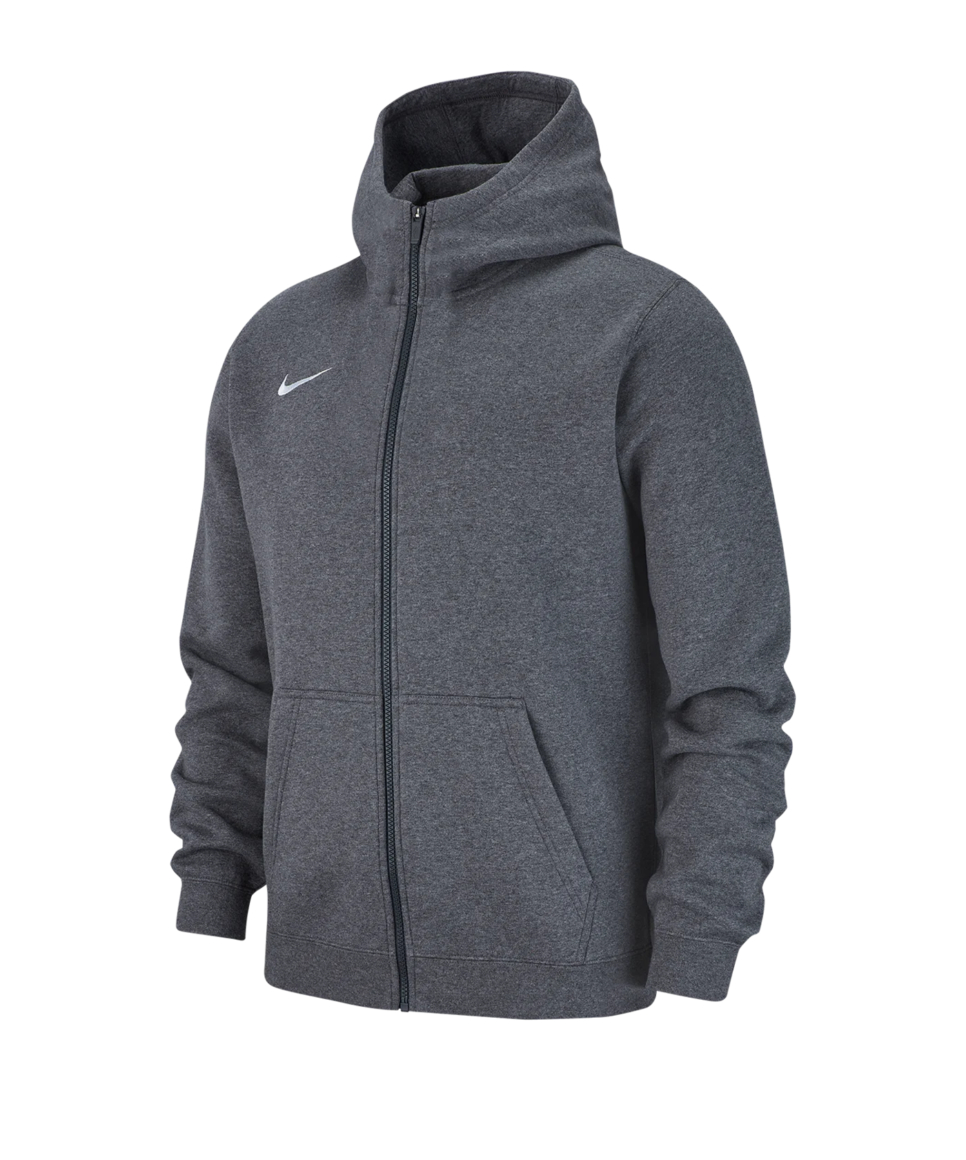 Nike Club 19 Fleece Kapuzenjacke Kids Grau F071