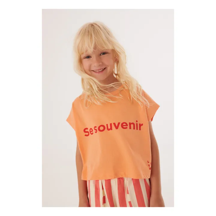 Letter To The World T-Shirt L.A Coton Bio | Abricot