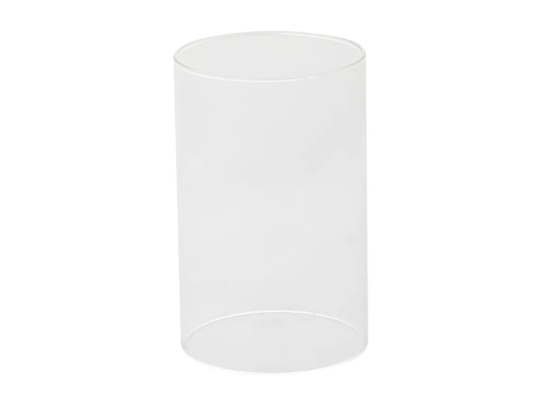 Bougeoir en métal doré 20.5x20.5x28h