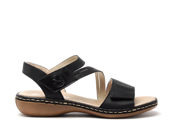 Rieker nu pieds plats femme 65964 noir