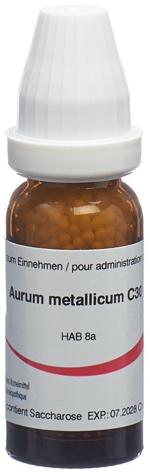 Omida Aurum metallicum 30 C<br>14 g, Globuli