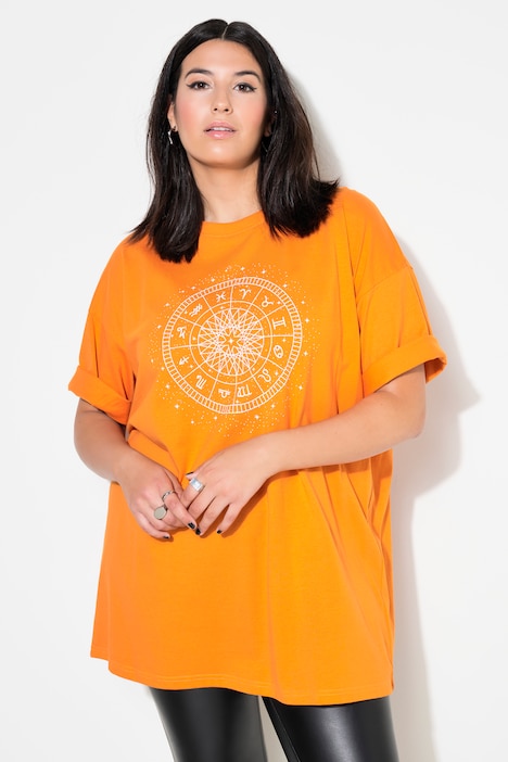 T-Shirt, oversized, Astro Print