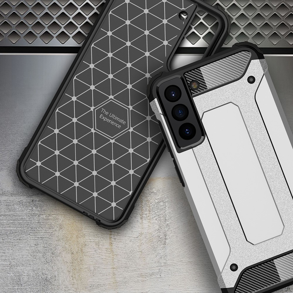 Samsung Galaxy S21 FE 5G Outdoor Hybrid Hardcase Hülle - Schwarz