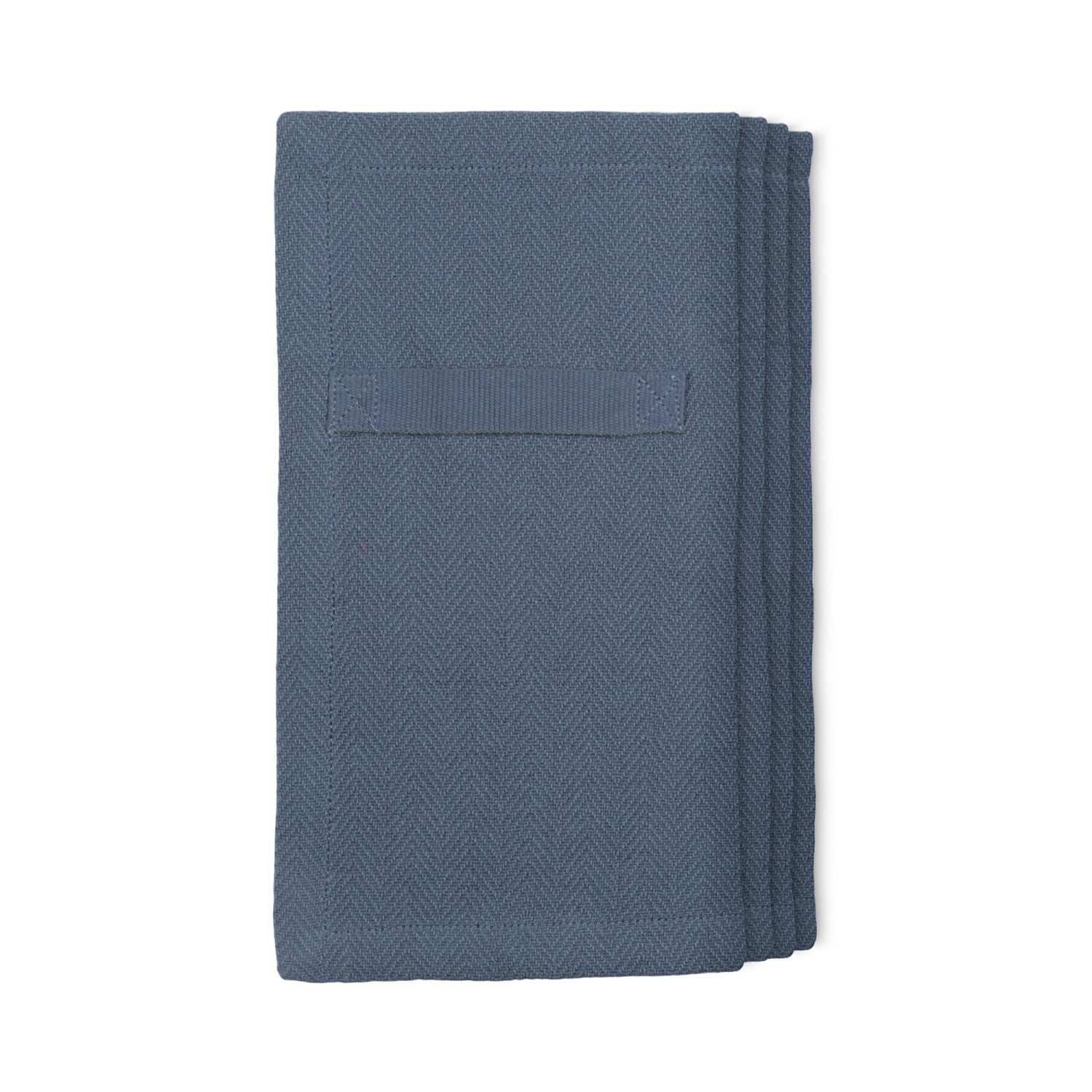 The Organic Company Stoffservietten 4er-Pack Everyday Napkin Grey Blue