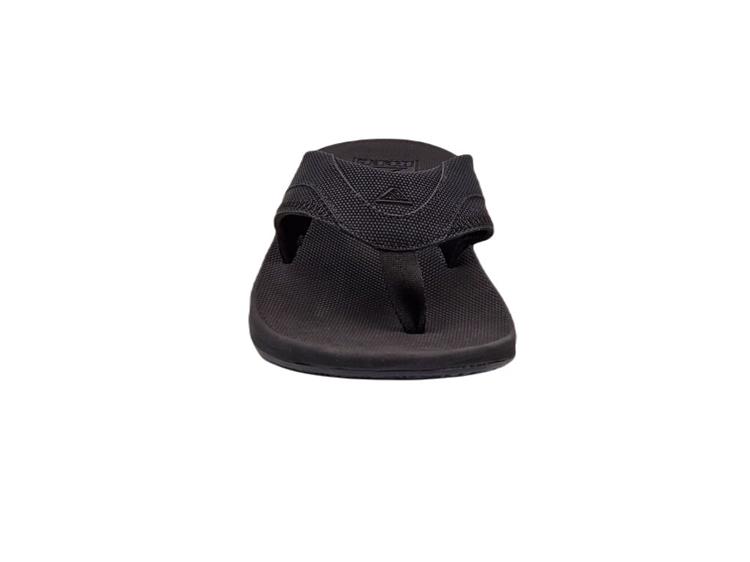 Reef Men Fanning All Black Teenslippers