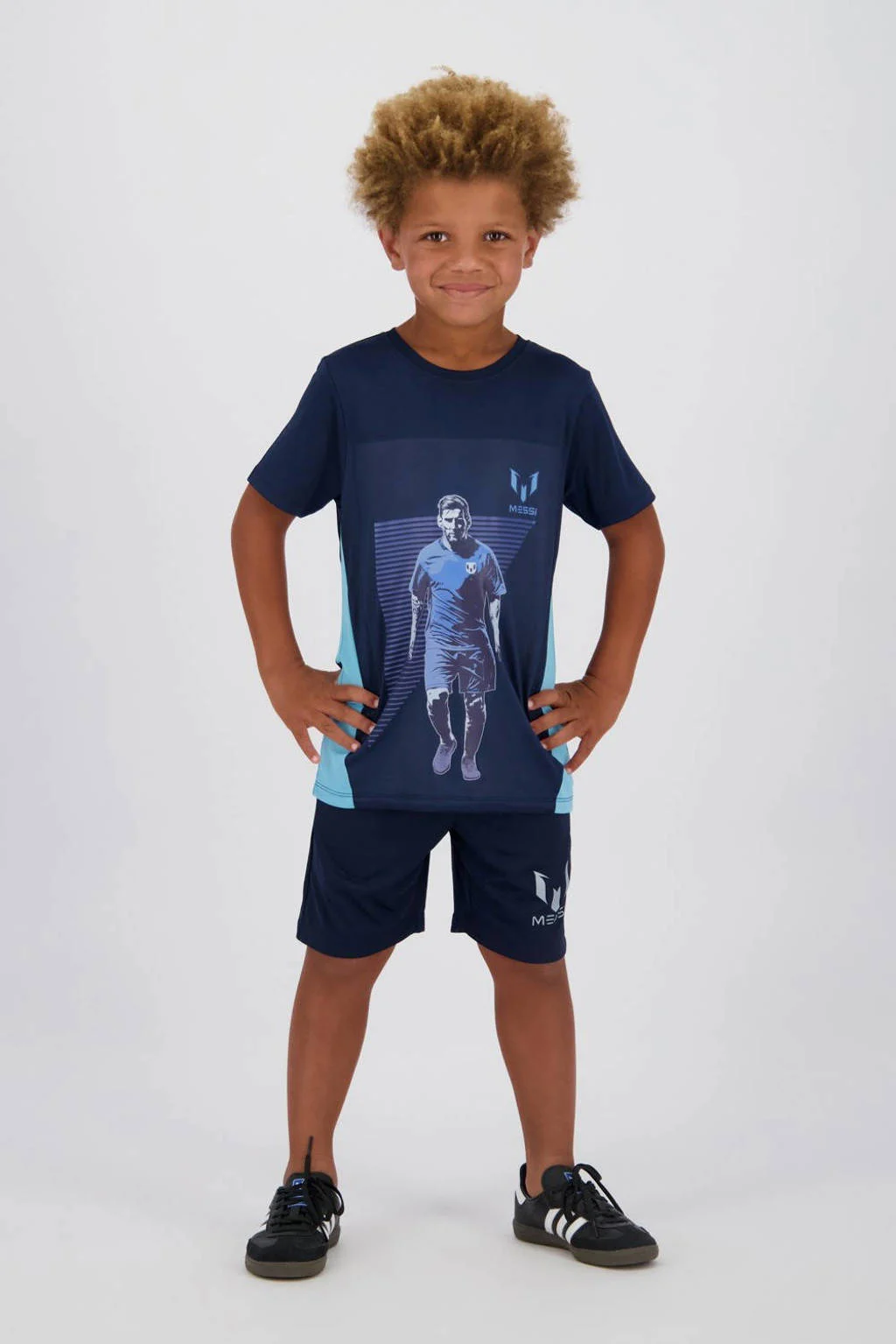 Messi T-shirt donkerblauw