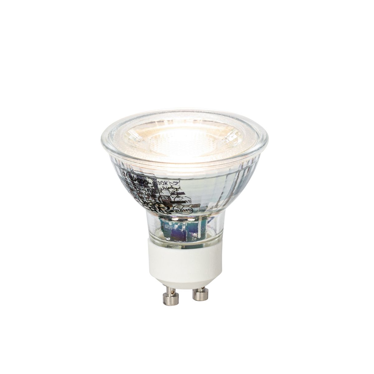 Set van 5 GU10 dimbare LED lamp 4W 310 lm 3000K