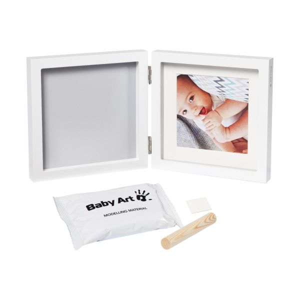 Baby Art Gipsafdruk Fotolijstje Grey