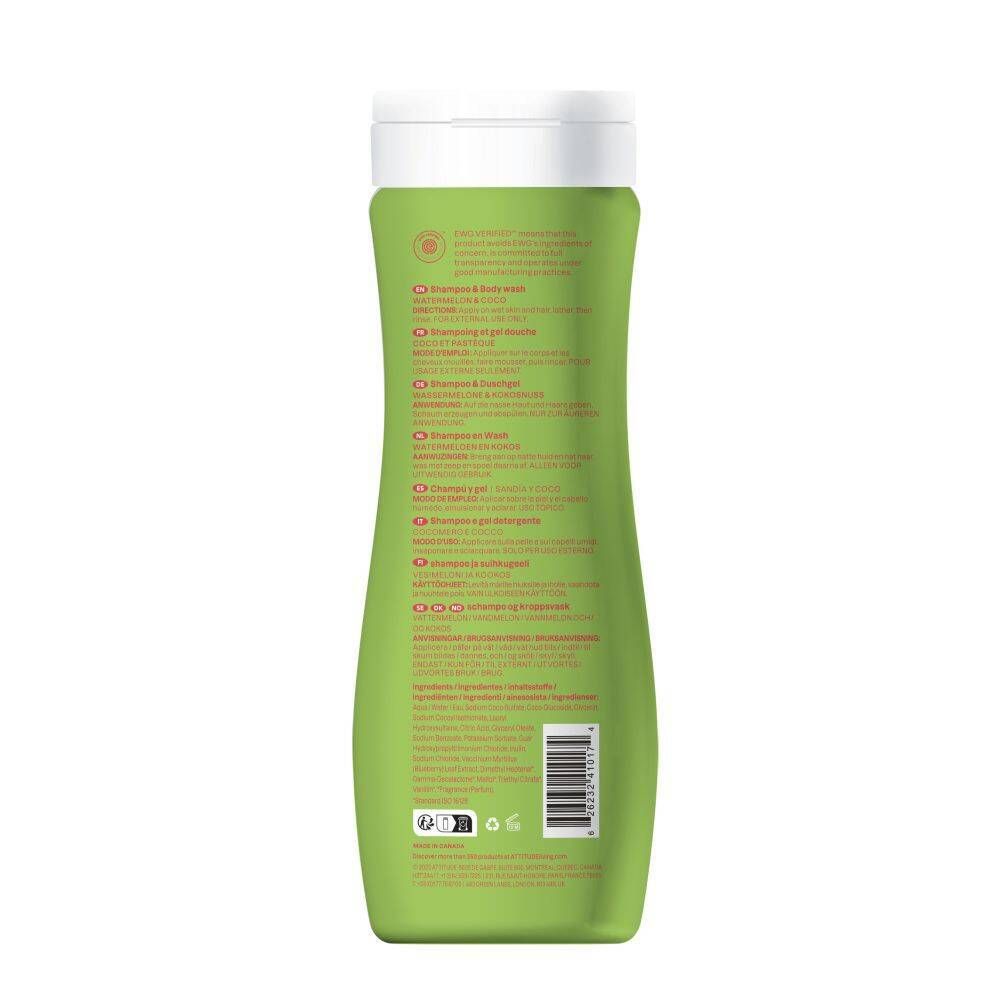 ATTITUDE® little leaves™ 2-in-1-Shampoo Wassermelone und Kokos