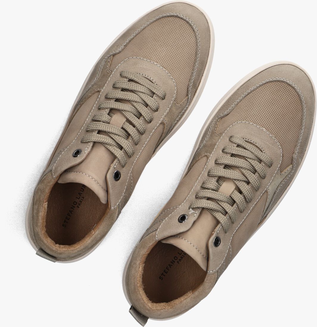 beige stefano lauran lage sneakers enzo-65