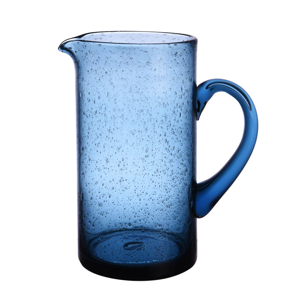 Pichet Perla Bullé 1,1 l bleu Table passion