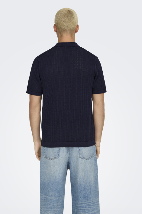 Only & Sons blauwe heren polo
