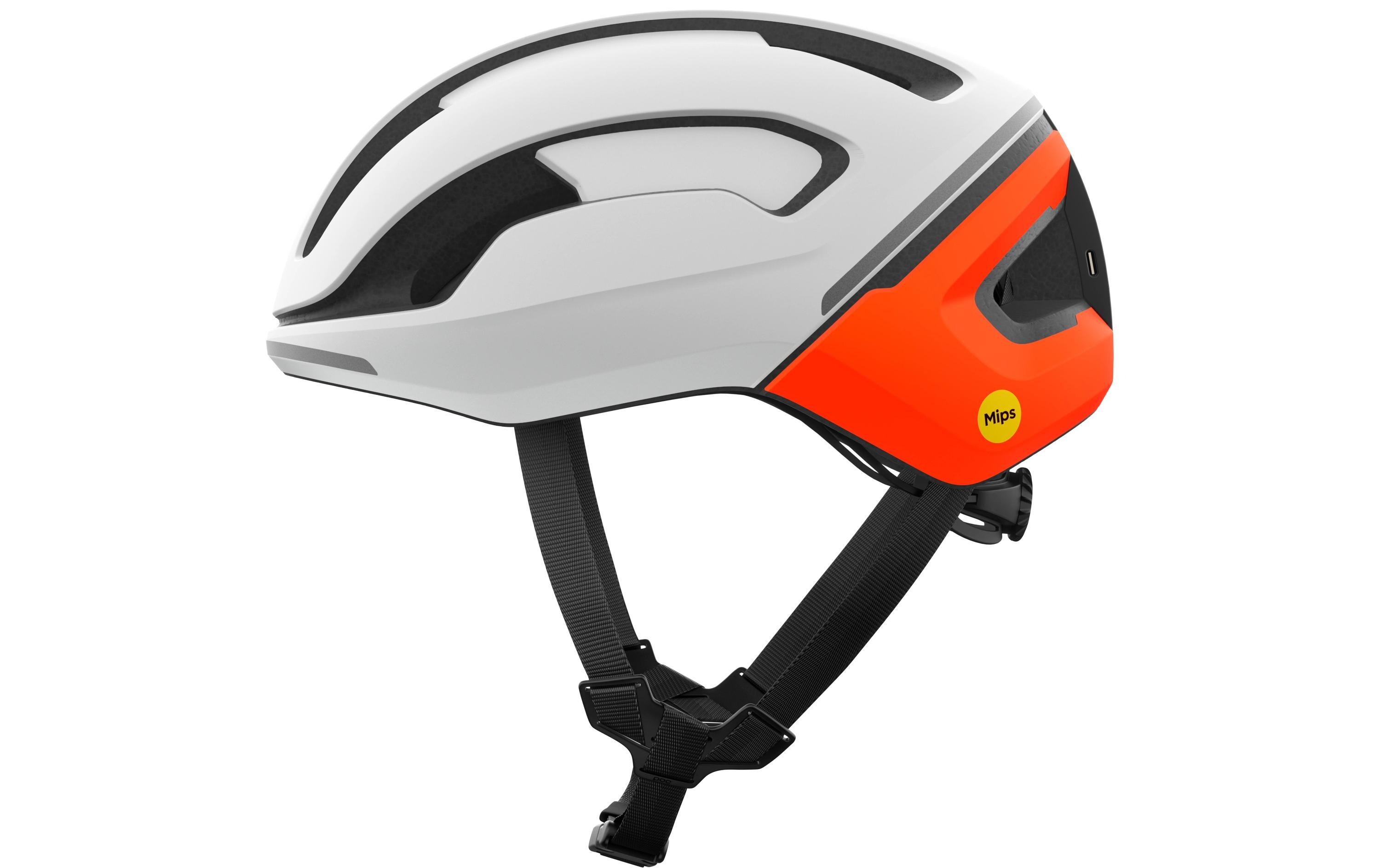 Helm Omne Beacon MIPS Weiss/Orange Matt, M<br>Fahrradhelm