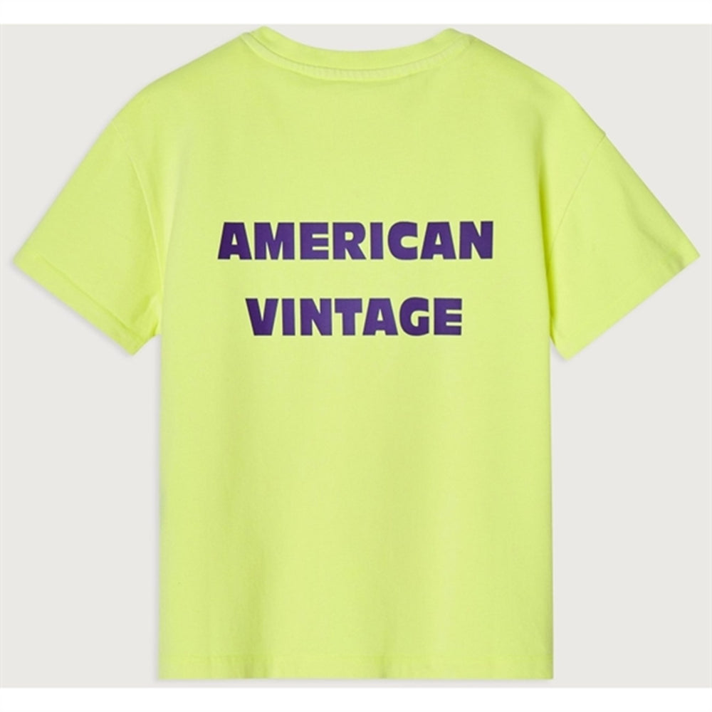 T-Shirt Fizvalley Neon Yellow