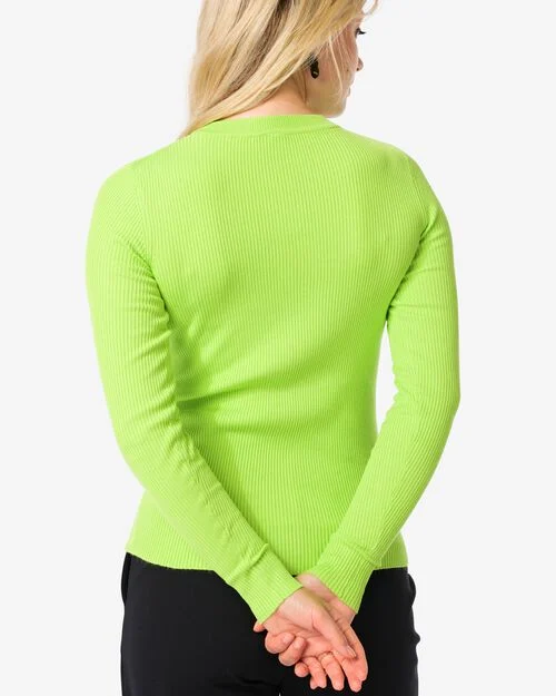 haut femme Louisa côtelé vert