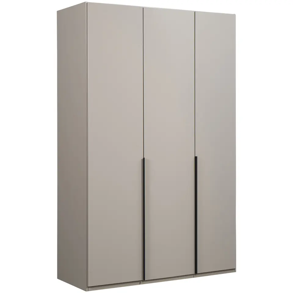 Kledingkast Milaan 3-deurs - greige - 208x135x58 cm