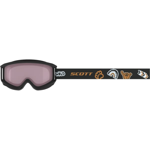 Masque de ski SCOTT JR AGENT BLACK/ORANGE / ENHANCER