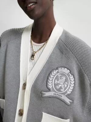Cardigã Crest Classics Relaxed Letterman