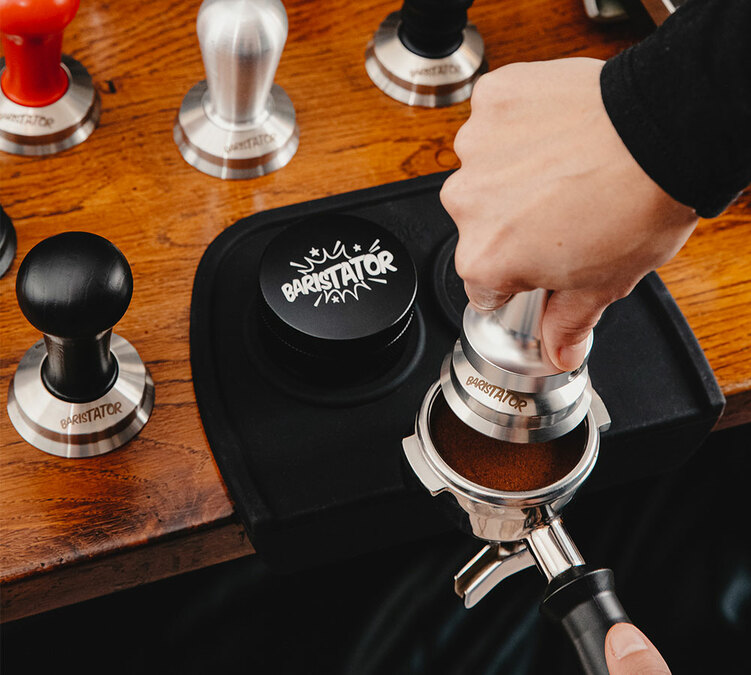 Tamper Dynamométrique BARISTATOR 58.6 mm base inox