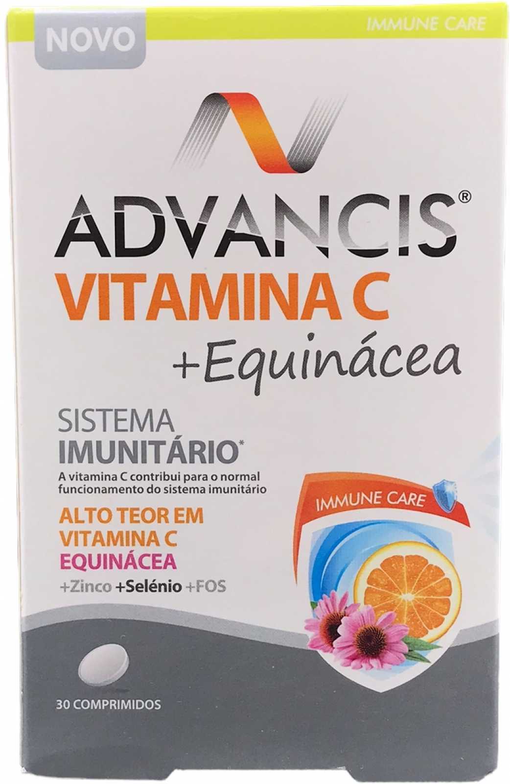 Advancis Vitamina C e Equinácea 30 comprimidos