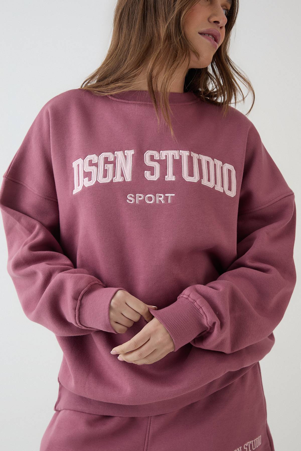 Sweat-shirt Oversize À Appliqué Collegiate Dsgn Studio