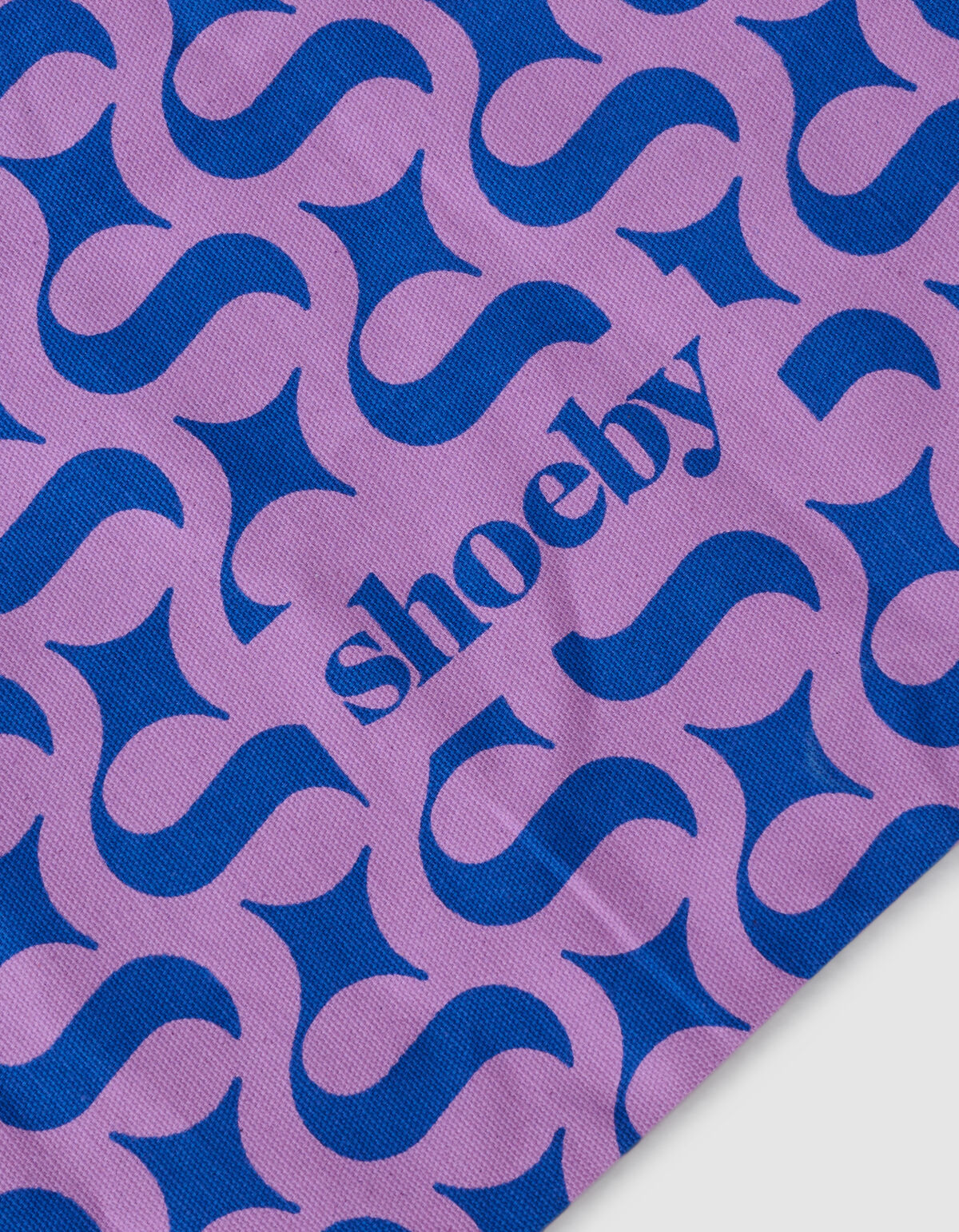 Shoeby Logo Shopper Blauw/Paars