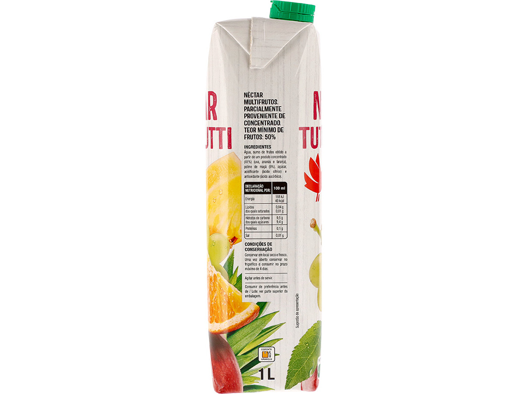 NÉCTAR AUCHAN TUTTI-FRUTTI 1L