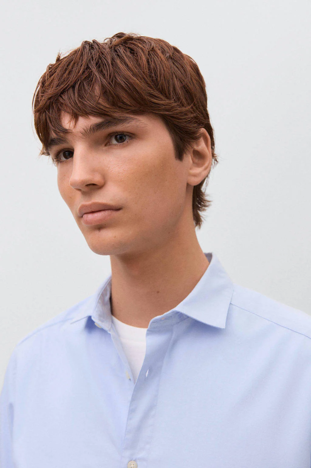 MANGO TEEN overhemd lichtblauw