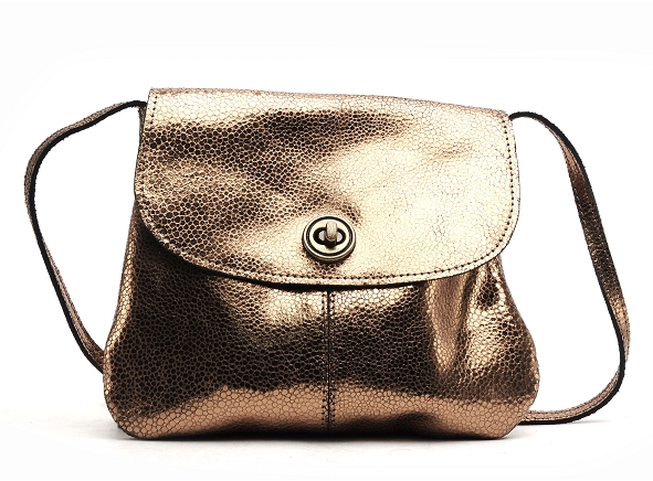 Pieces ville accessoires pctotally large leather party bag noos bronze