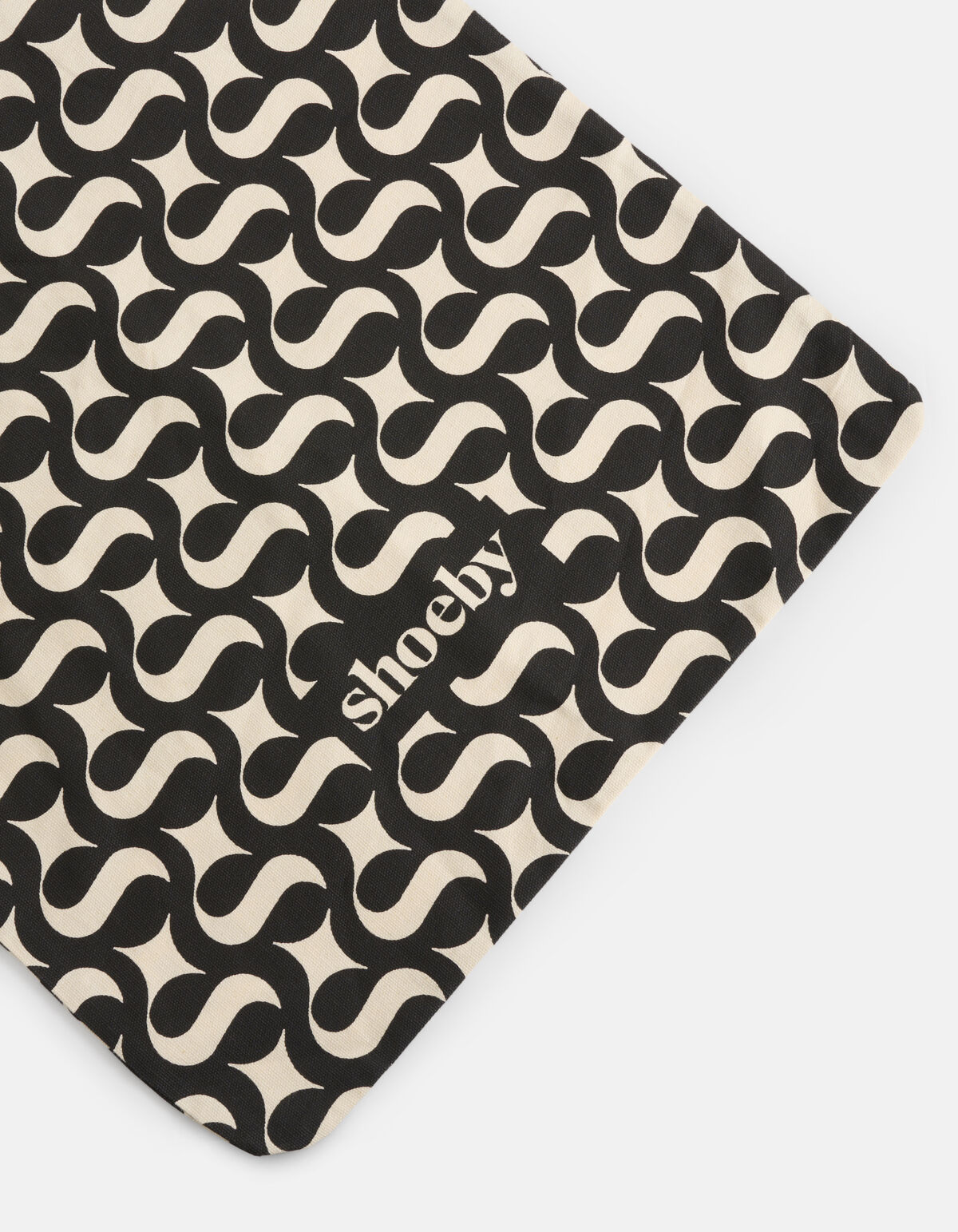 Shoeby Logo Shopper Zwart