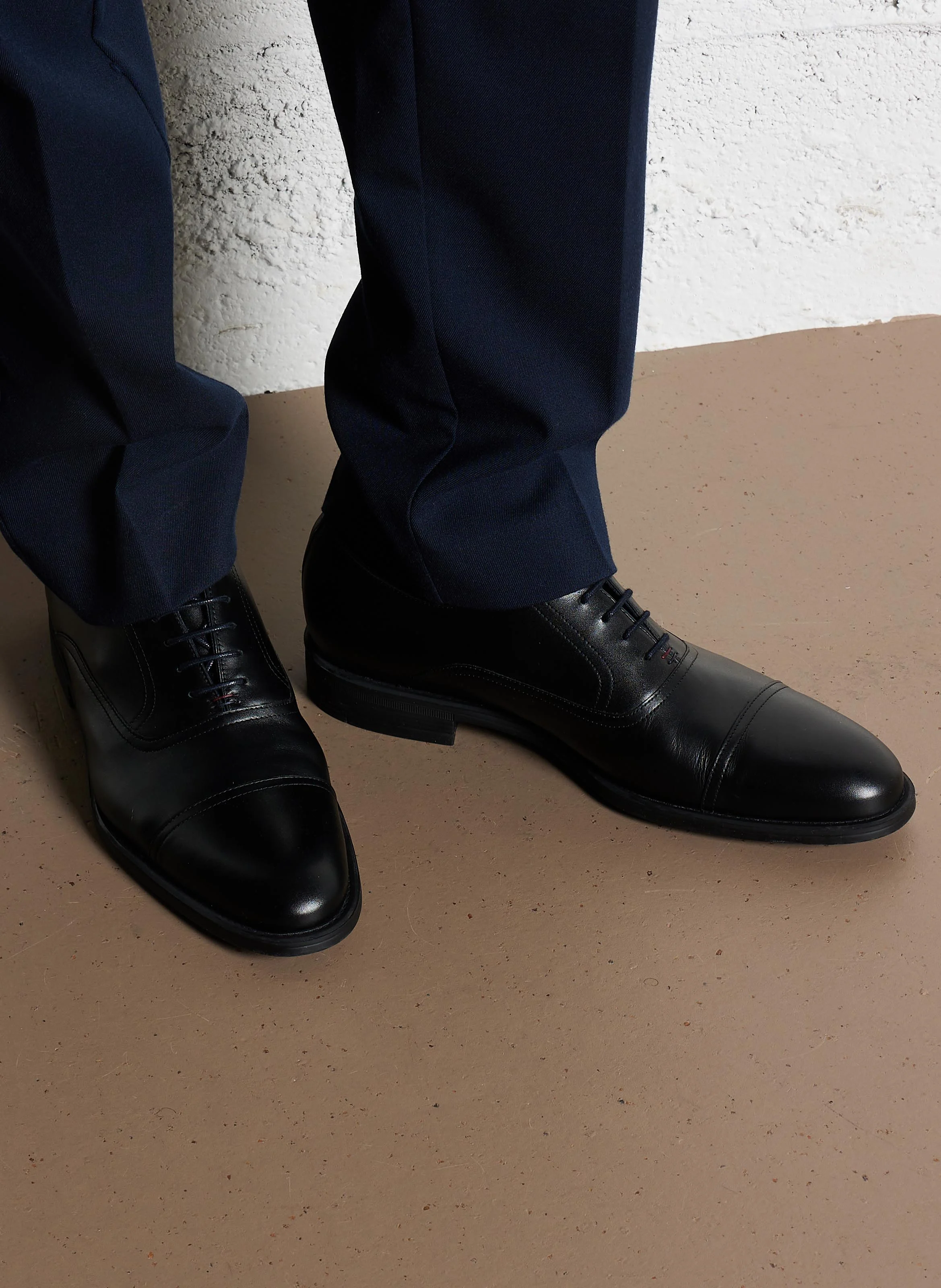 Richelieu en cuir | Noir
