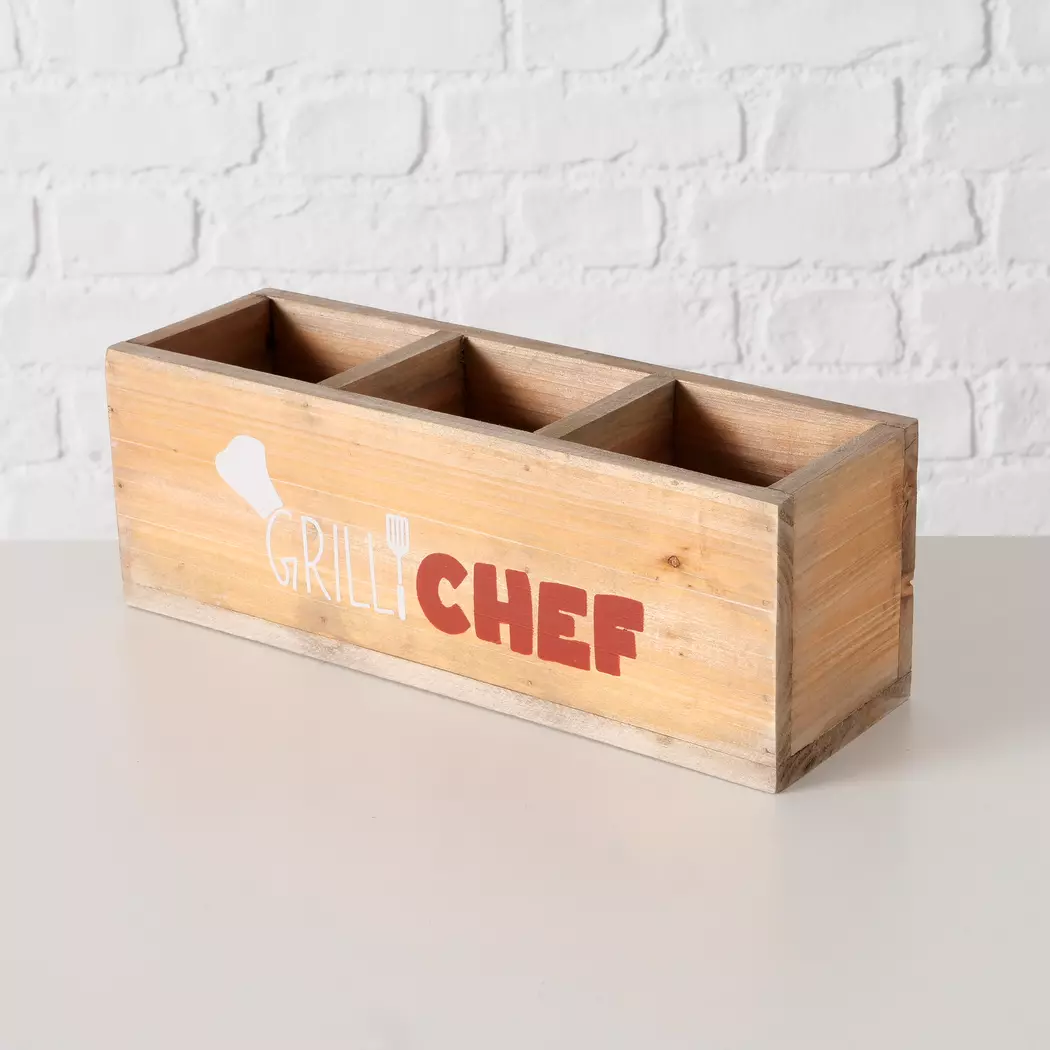 Aufbewahrungsbox Grillzeit 28 x 10 cm