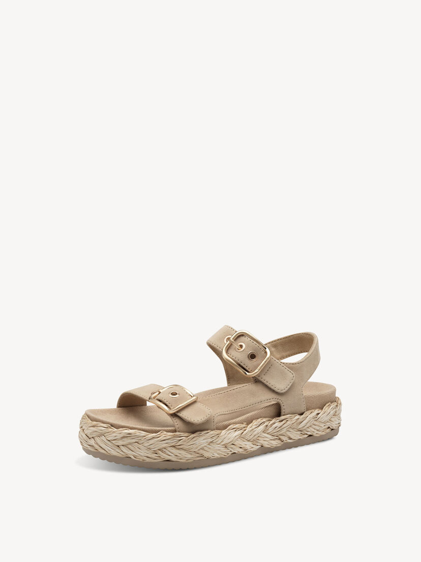 Leren Sandaaltje - beige