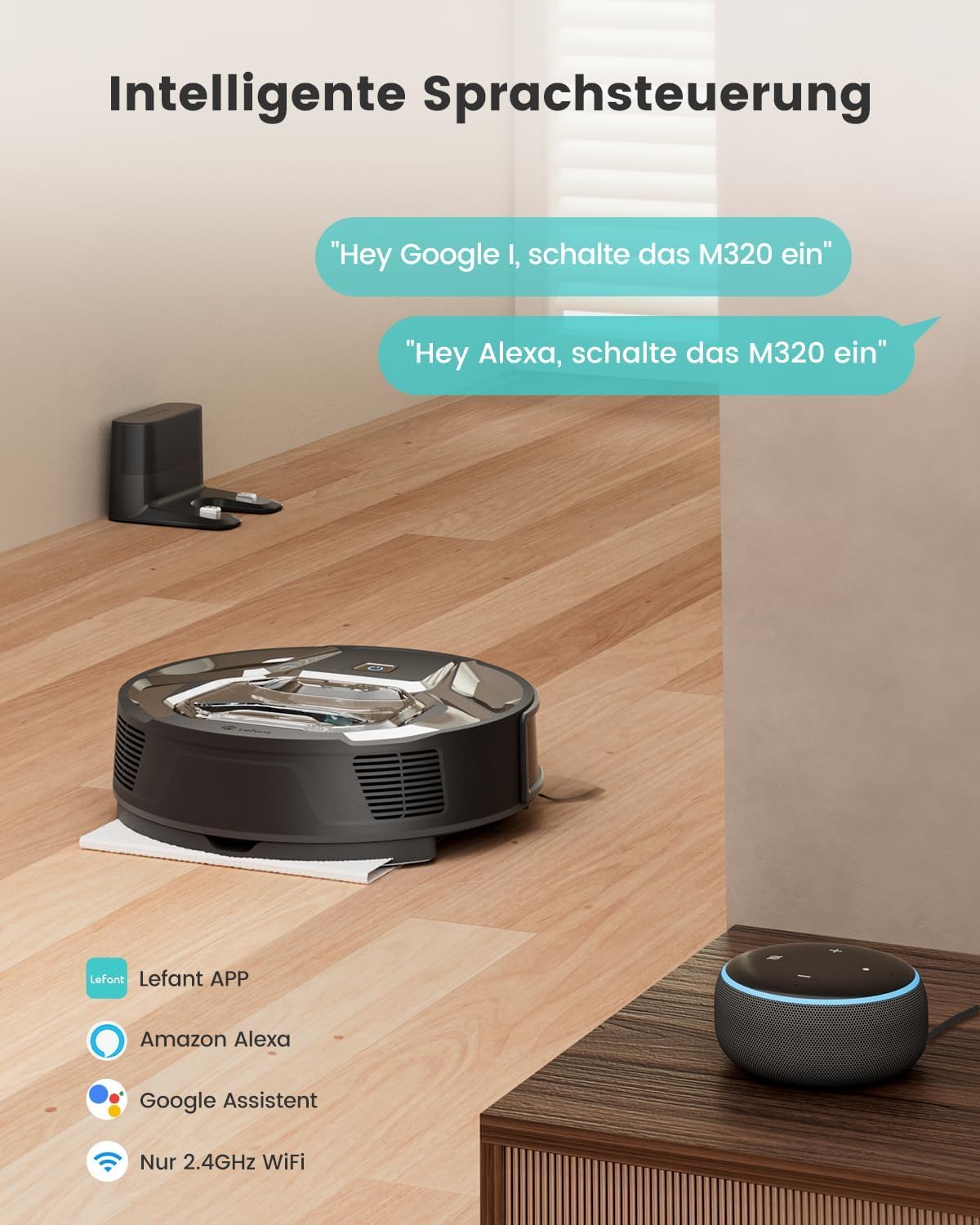 LEFANT M320 Staubsauger Roboter