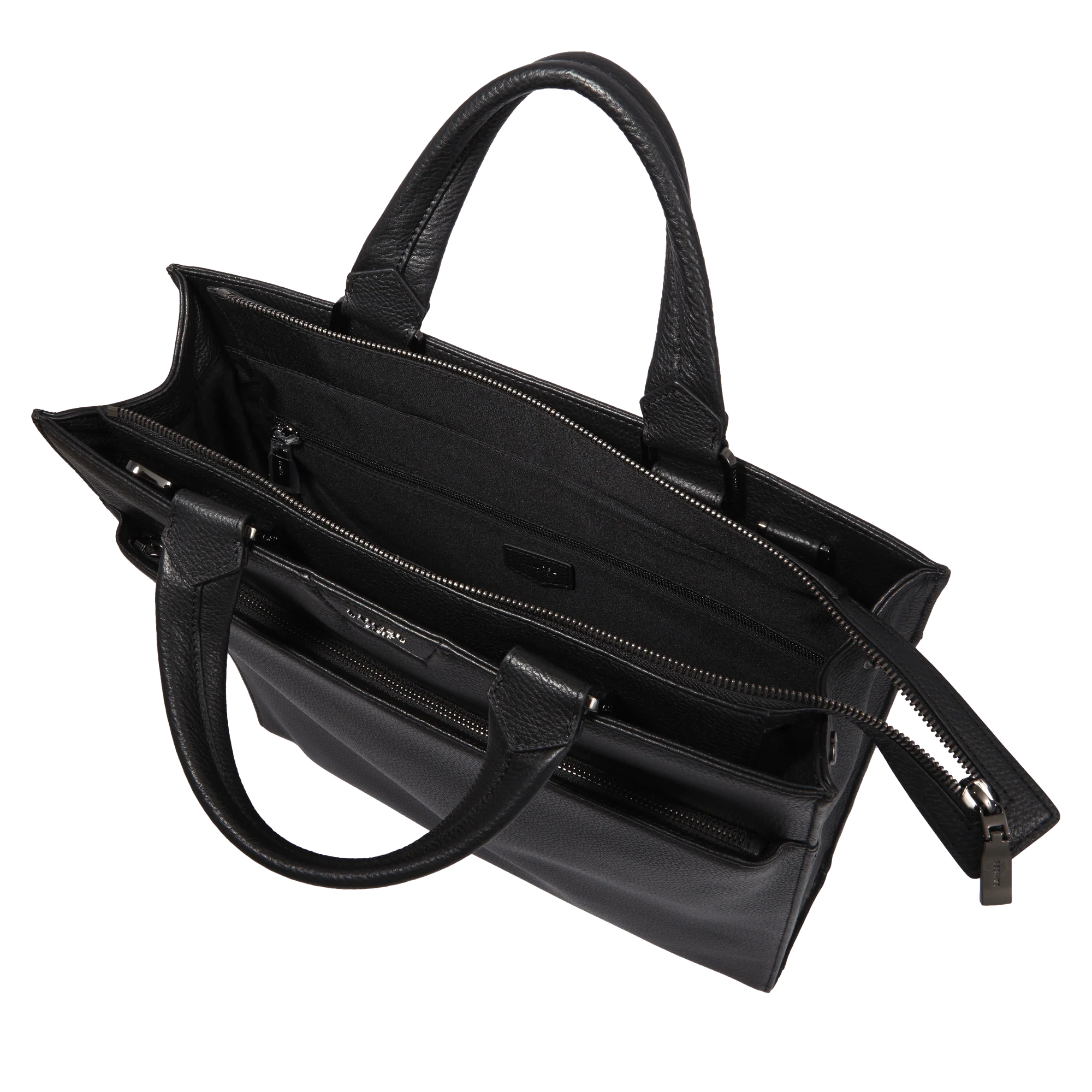 Zipped vertical tote Come de Lancel-Noir