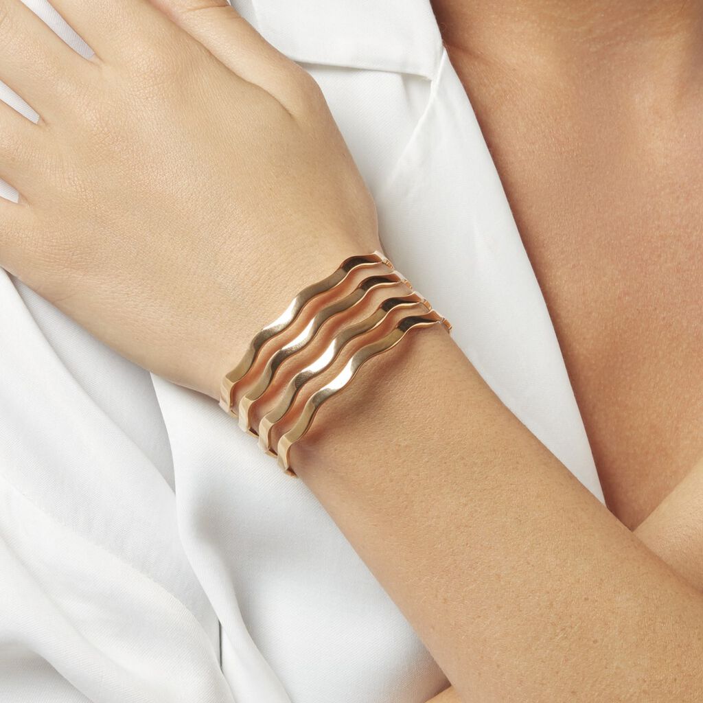 Bracelet Jonc Sidwellae Plaqué Or Jaune