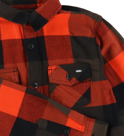 Vans Skjorte - Box Flannel Classic - Sort/Fiesta