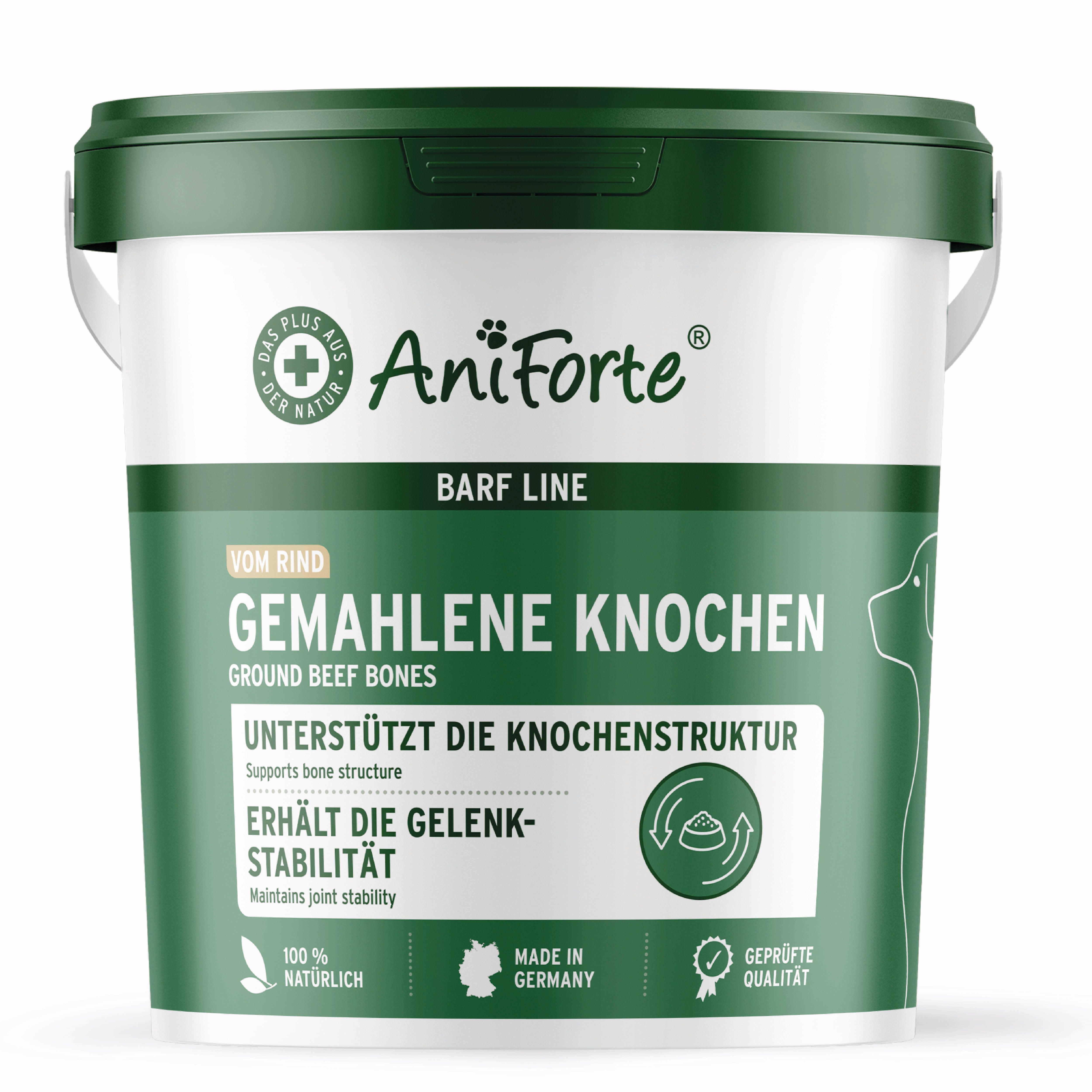 AniForte BARF-Line Gemahlene Knochen vom Rind
