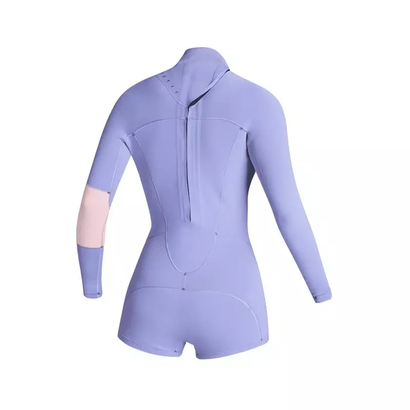 Combinaison shorty femme MYSTIC Lunar 2/2mm Back Zip Pastel Lilac