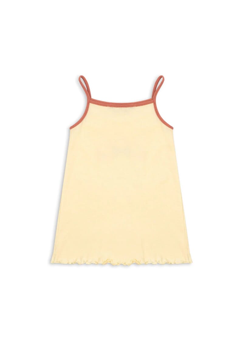 Era Strap Dress banana crepe - Konges Sløjd - Rumpetroll