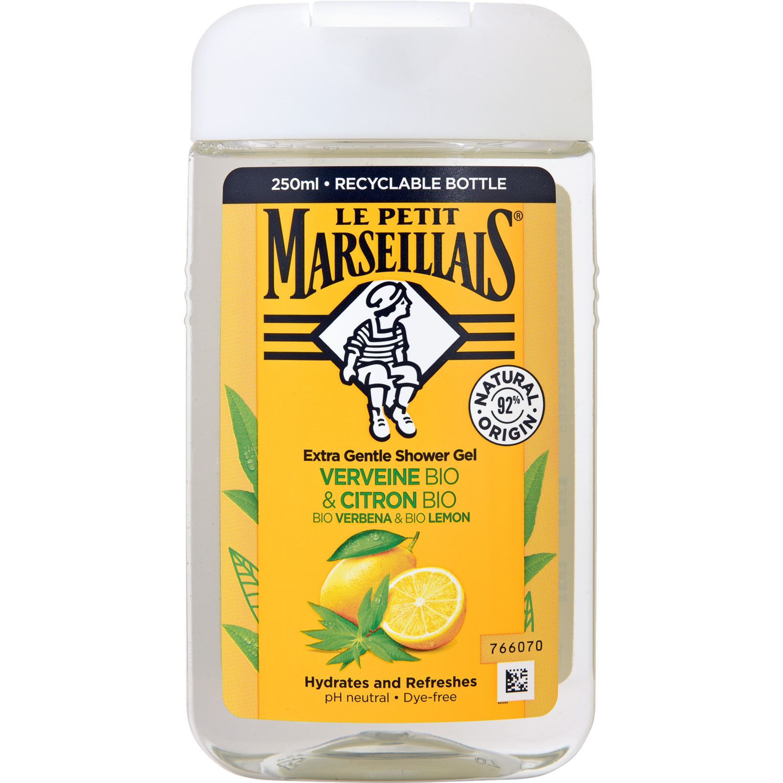 Le Petit Mariseillais Duschgel Eisenkraut / Zitrone 3 x 250 ml