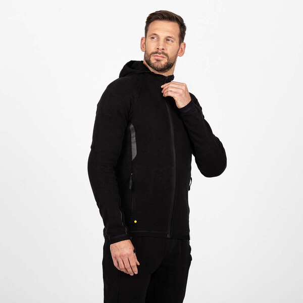 knox - Sweat zippé Shield Noir
